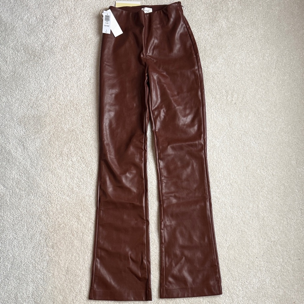 Wilfred Brown Leather Pant